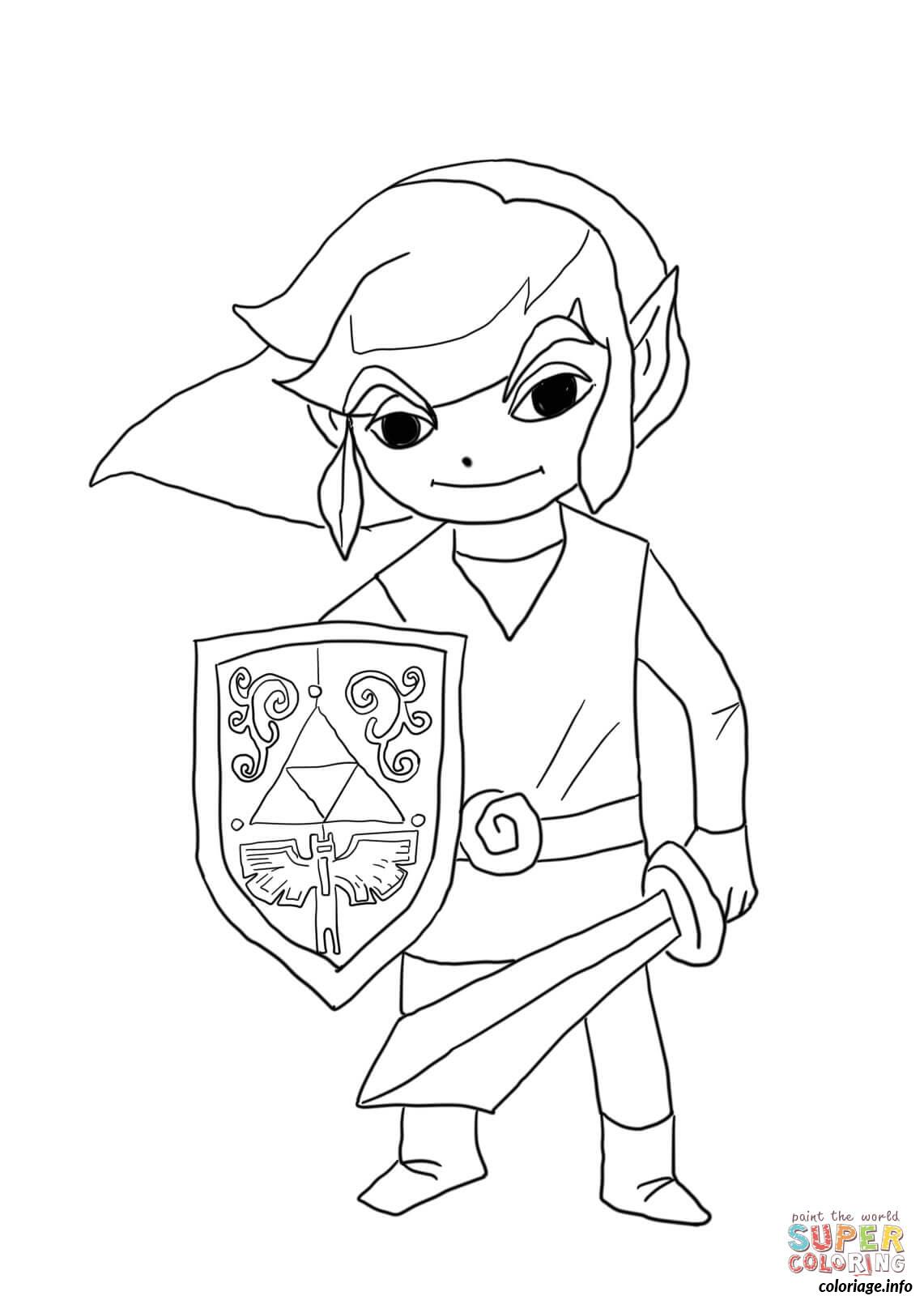 coloriage zelda