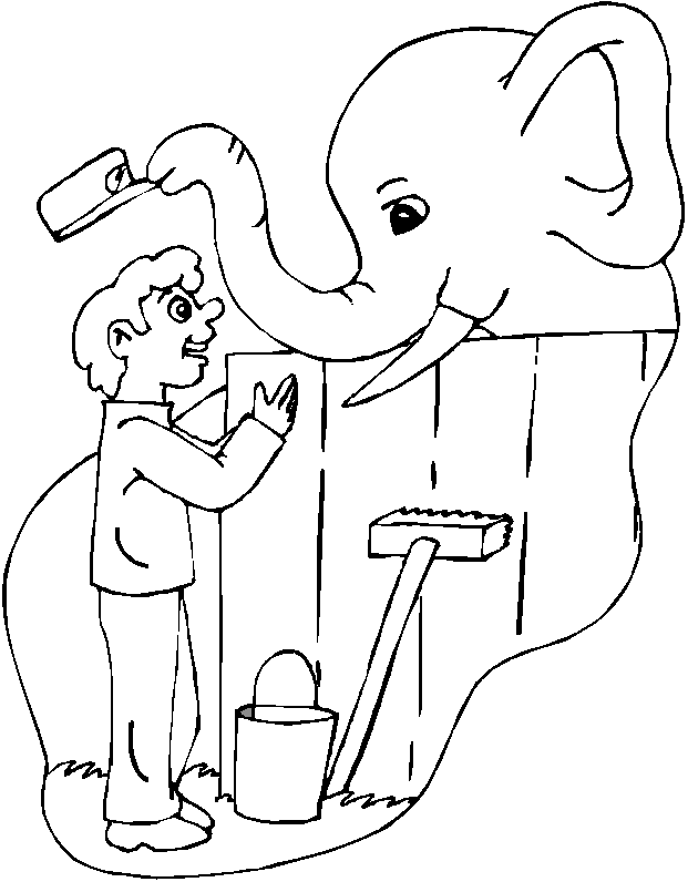 coloriage à dessiner animaux zoo en ligne