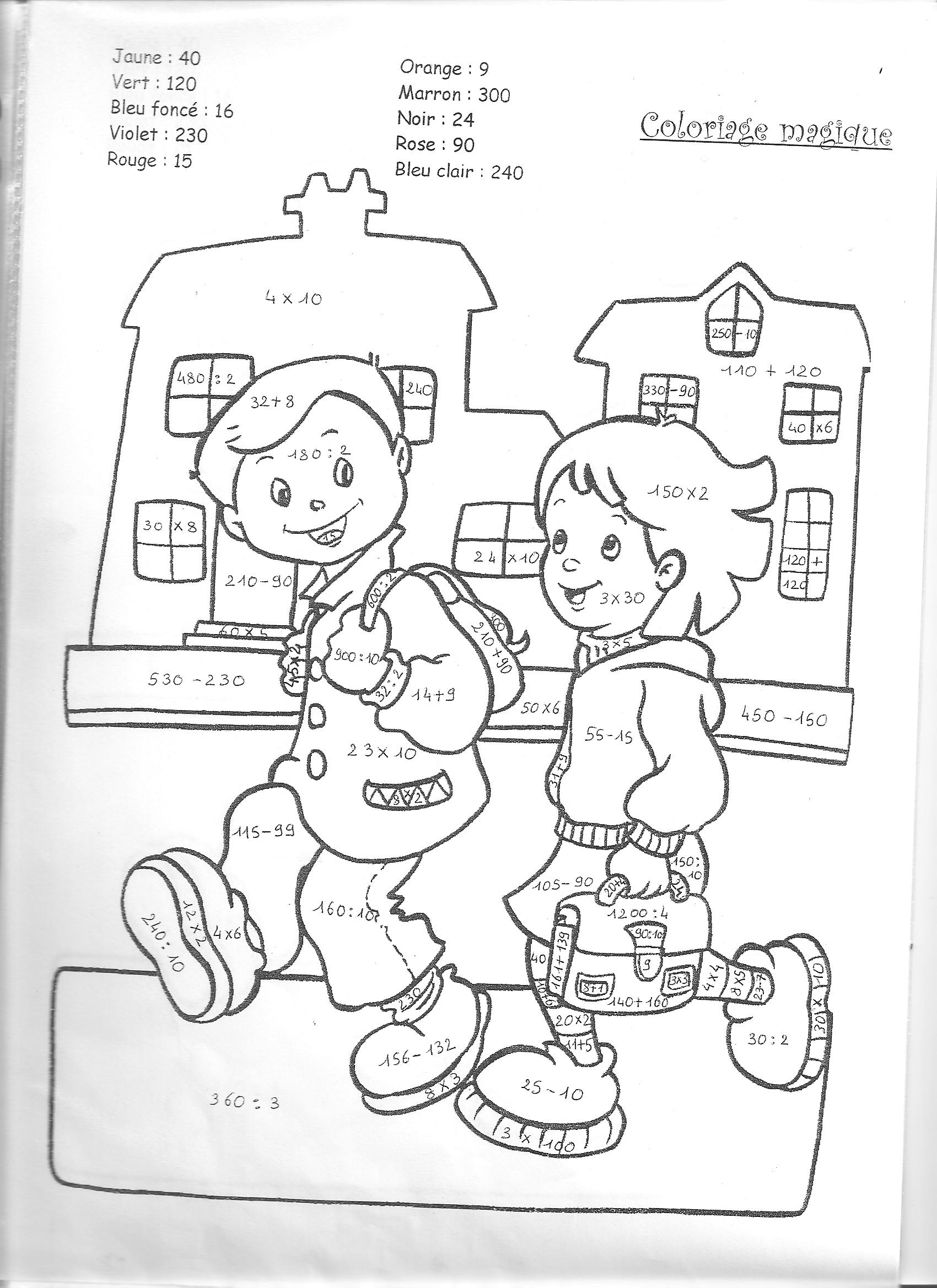 coloriage ecole imprimer