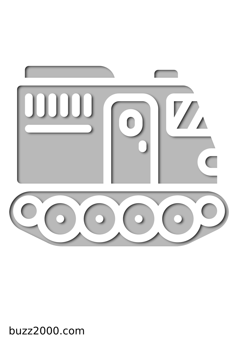 Pochoir Arctique Tracteur