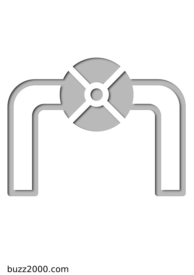 Pochoir Constructions Tuyau de gaz