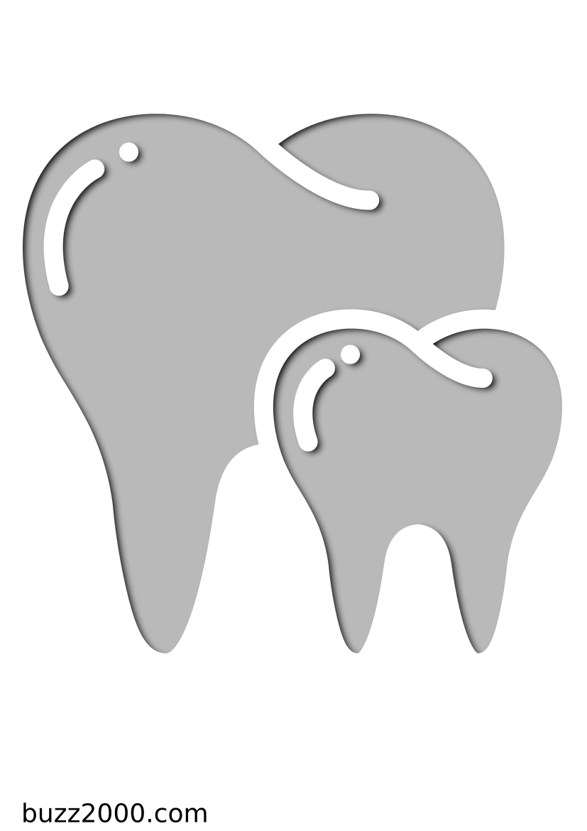 Pochoir Dentisterie Les dents