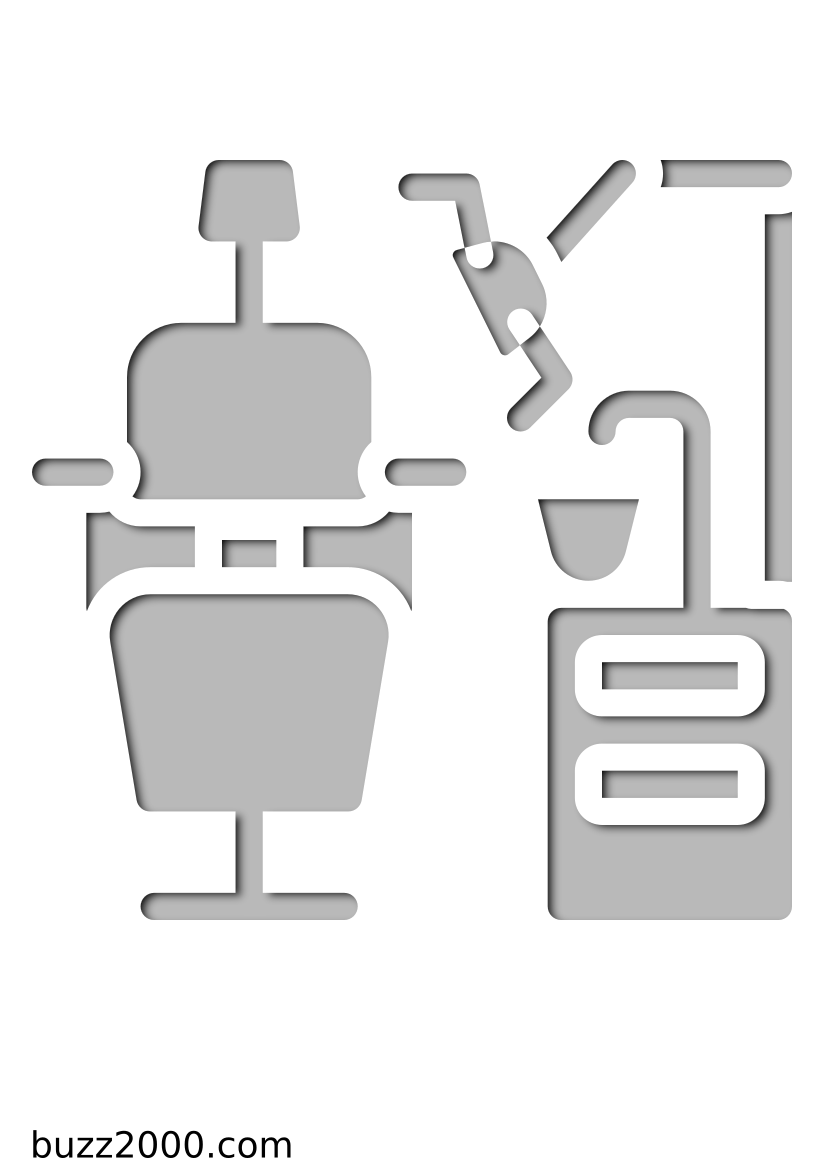 Pochoir Dentisterie Chaise de dentiste