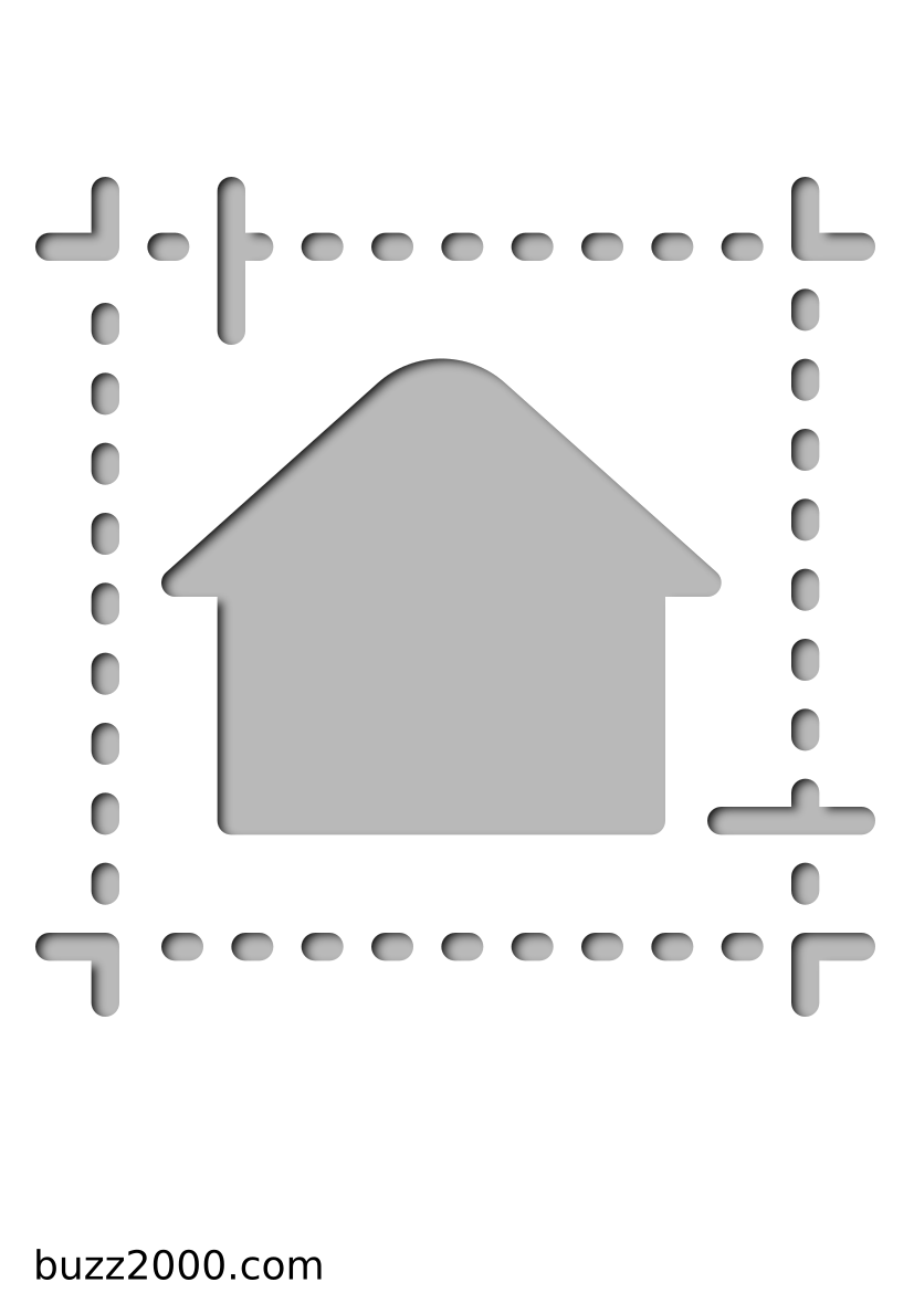 Pochoir Immobilier Plan