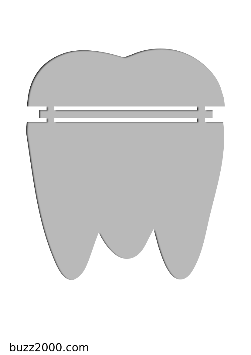 Pochoir Medical Couronne molaire