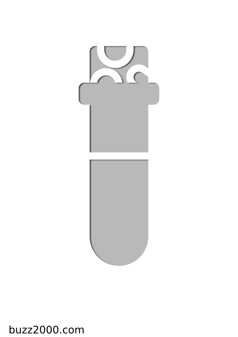 Pochoir Medical chantillon de sang