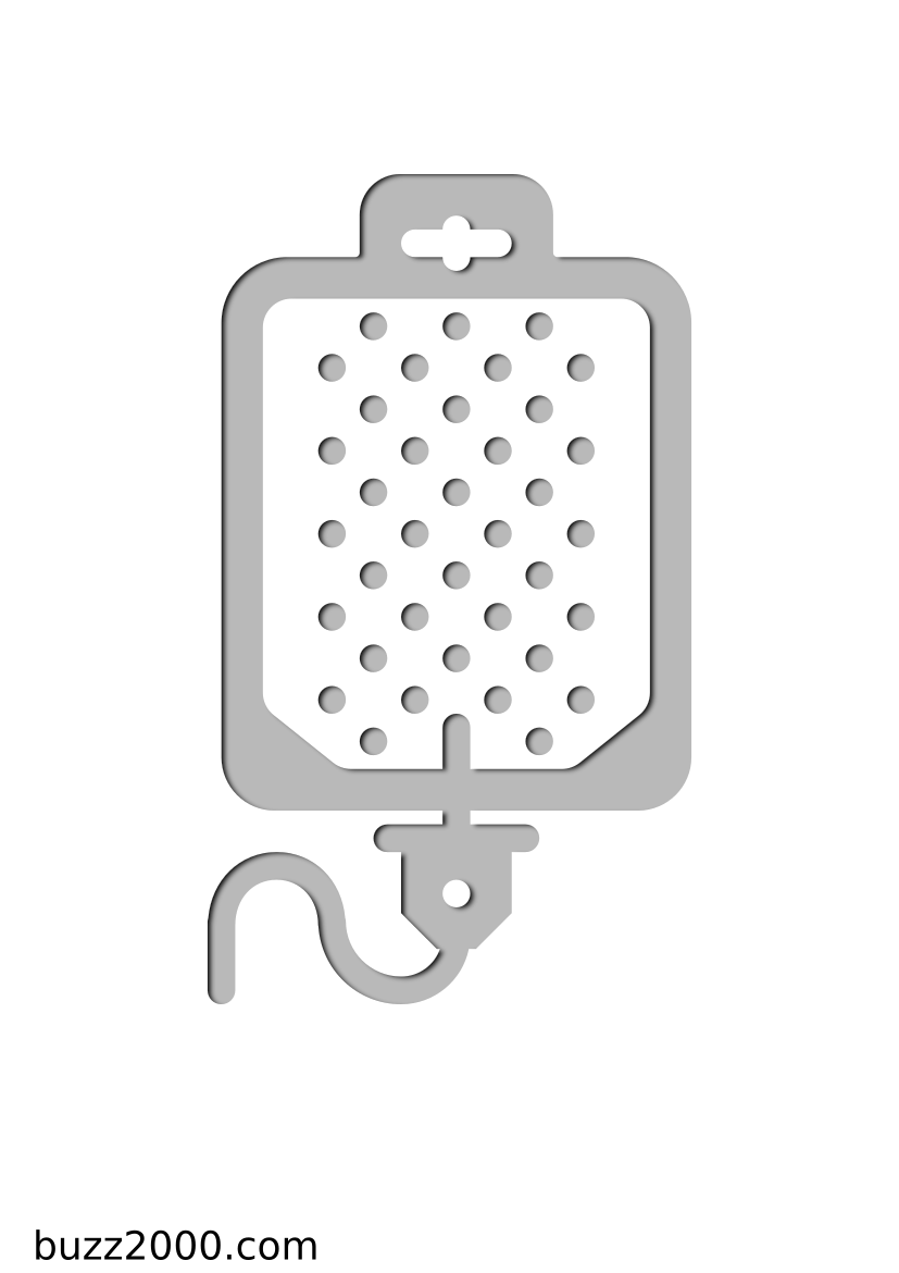 Pochoir Medical Transfusion sanguine