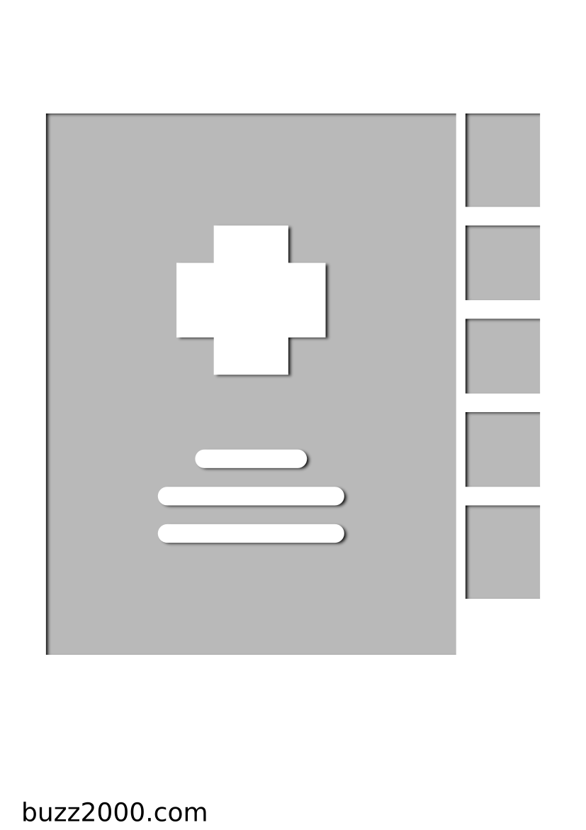 Pochoir Medical Dossiers médicaux