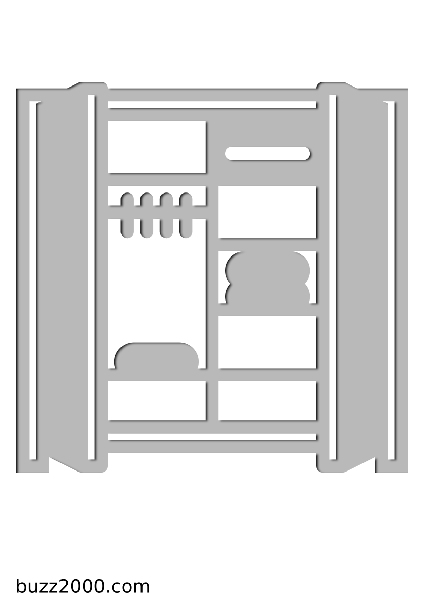 Pochoir Menage Placard