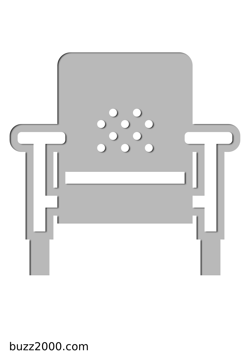 Pochoir Menage Fauteuil