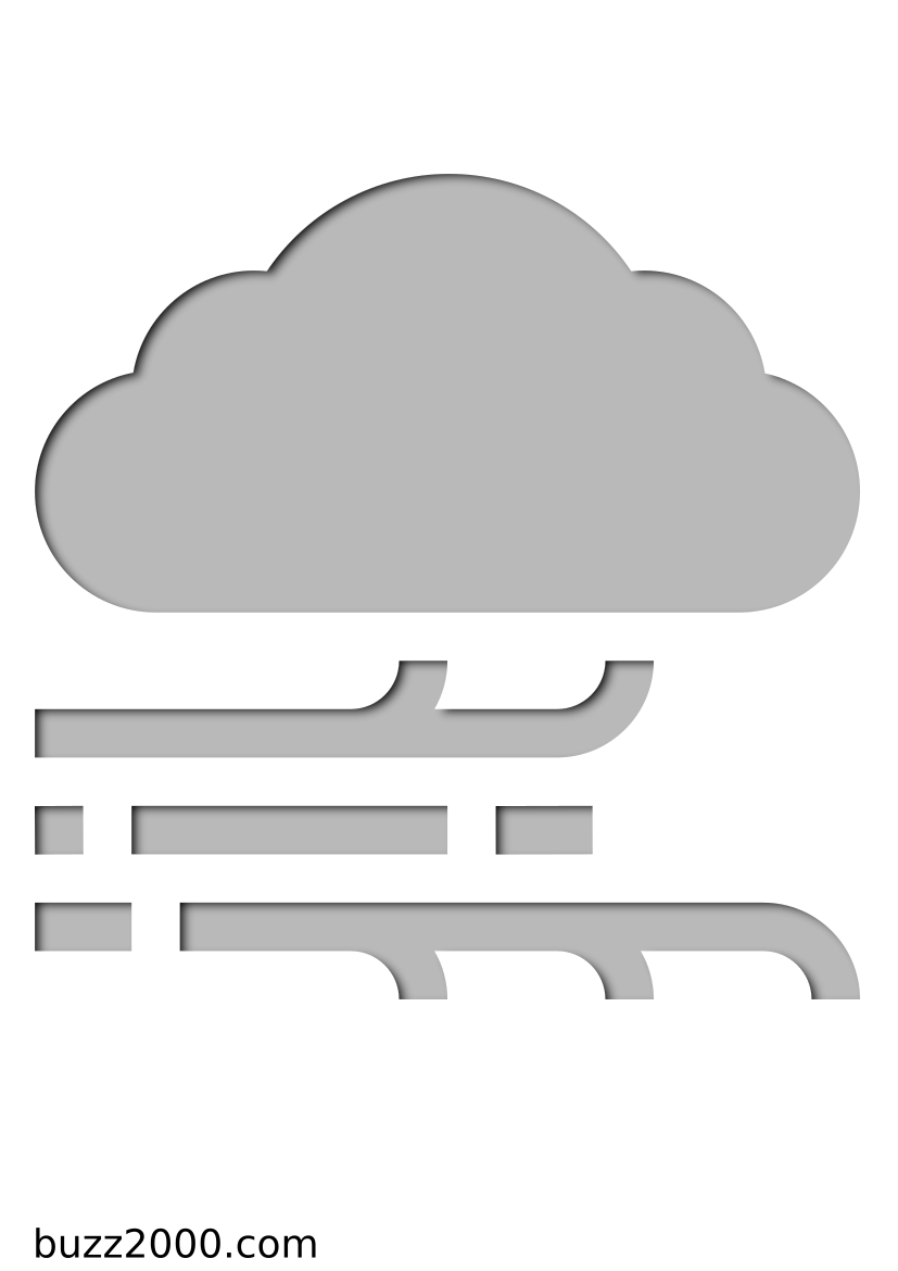 Pochoir Meteo Vent