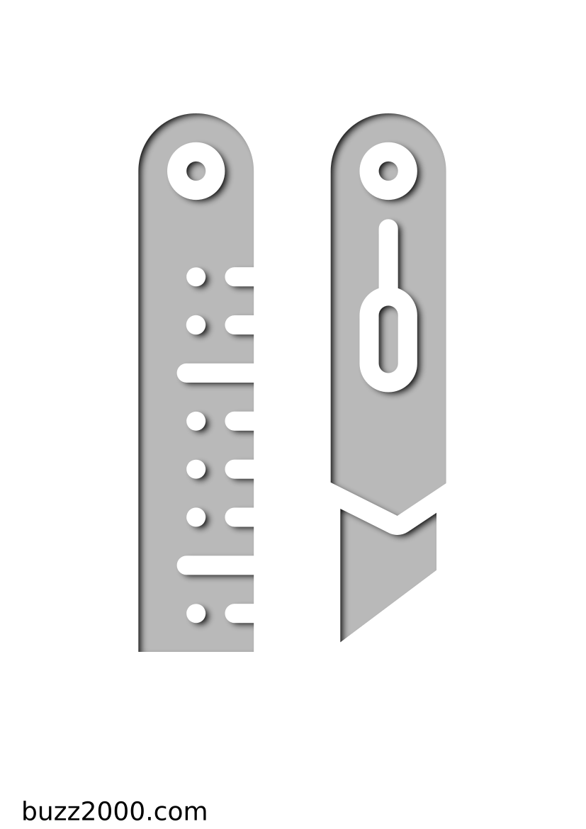 Pochoir Papeterie Outils