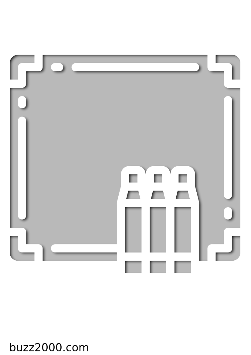 Pochoir Papeterie Tableau blanc