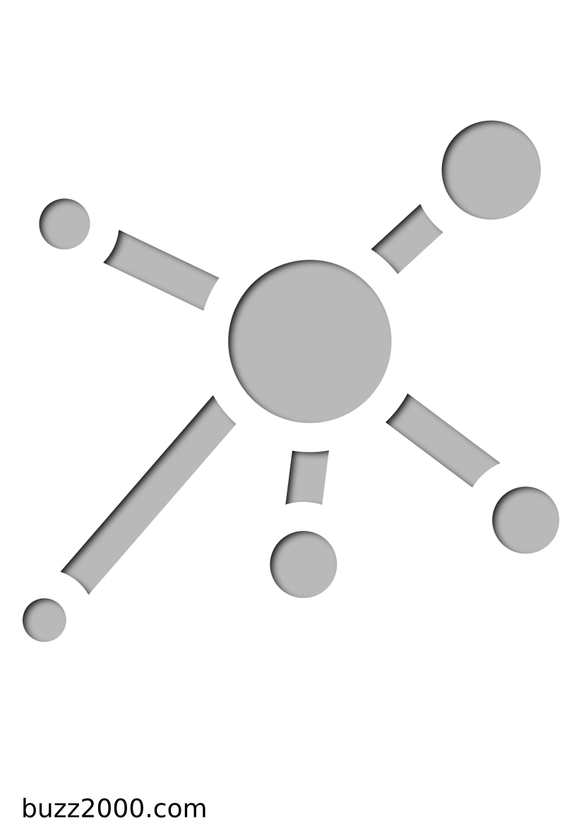 Pochoir Science Molcule