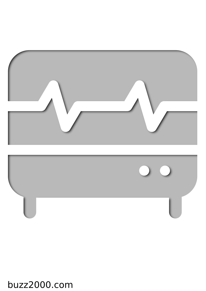 Pochoir Science Cardiogramme