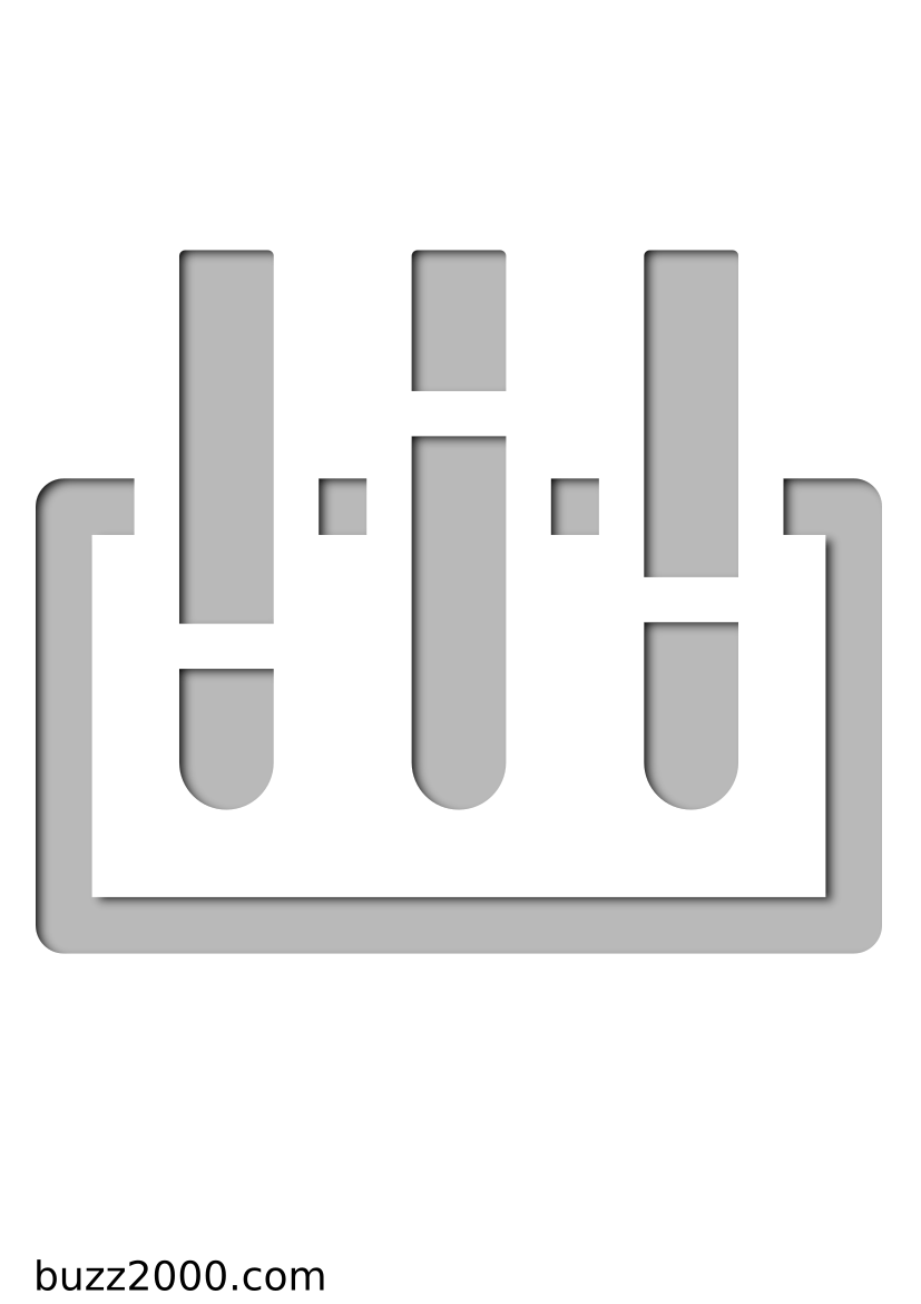 Pochoir Science Tube  essai