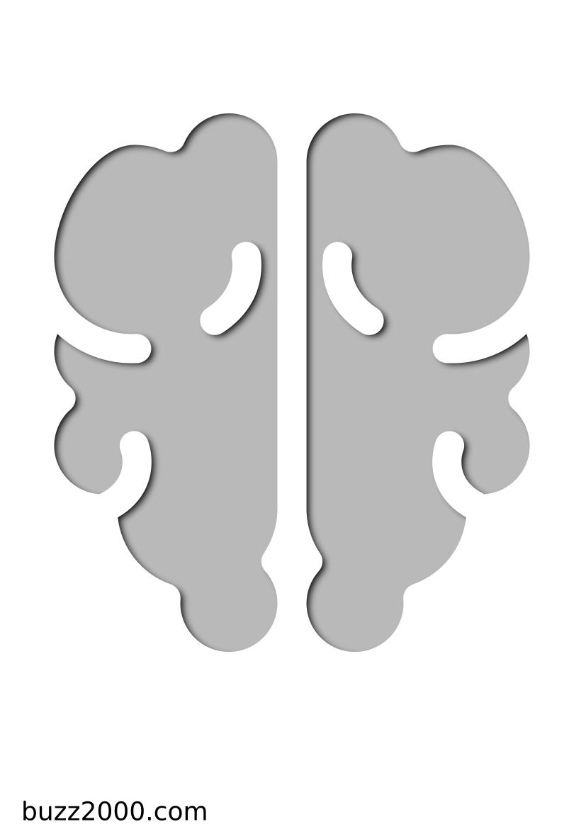 Pochoir Science Cerveau