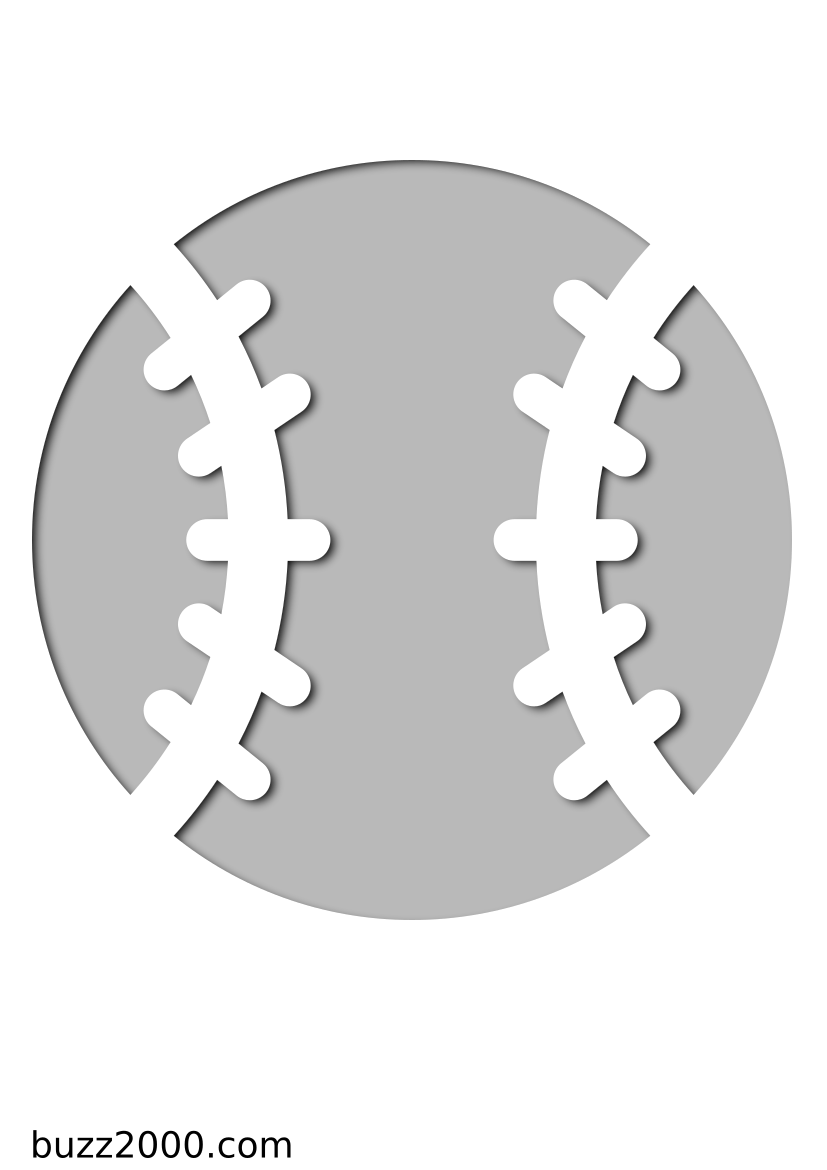 Pochoir Sports Base-ball