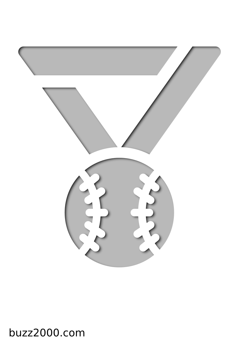 Pochoir Sports Médaille