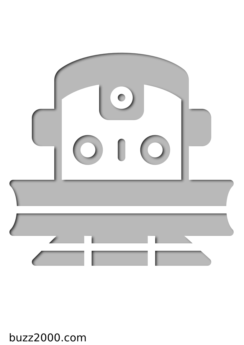 Pochoir Transport Train