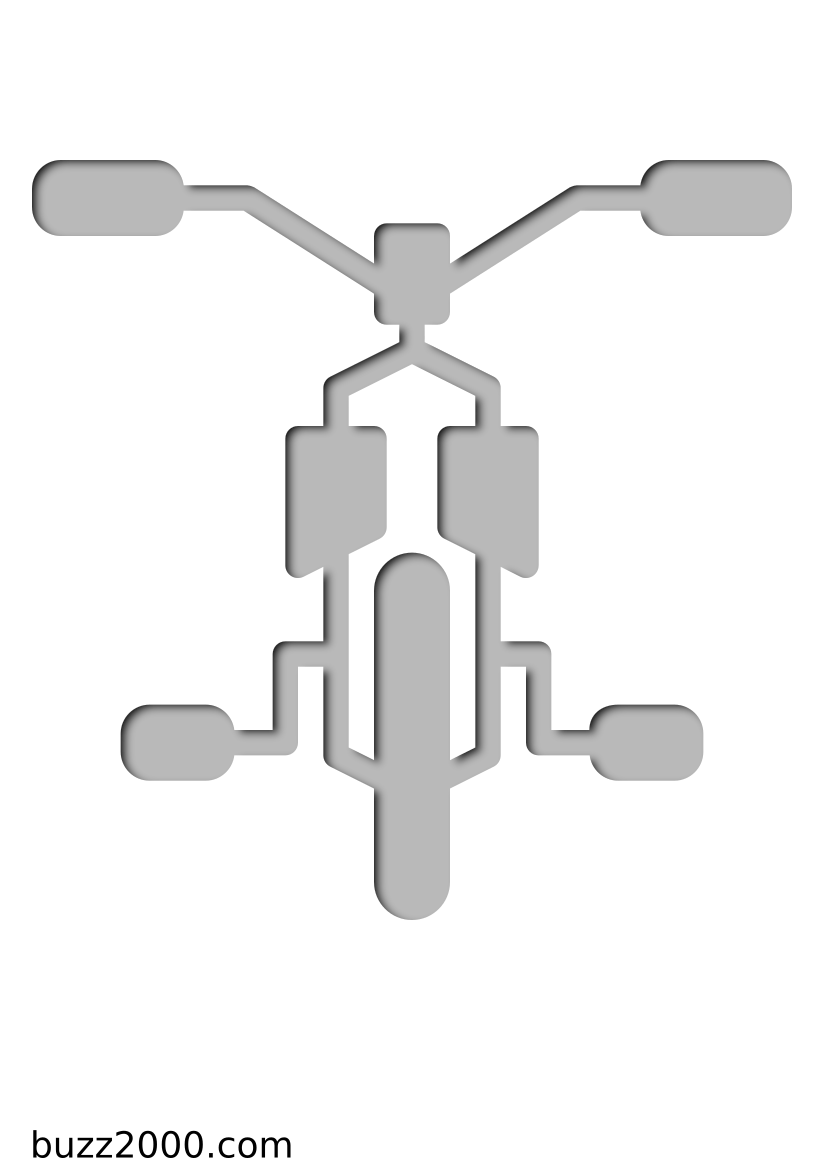 Pochoir Transport Vlo